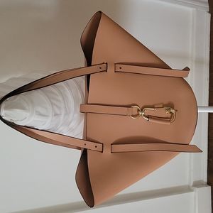 ZAC Zac Posen Belay Natural leather tote.